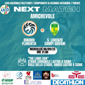 Amichevole Dinamo Florentia vs San Lorenzo Campi Giovani